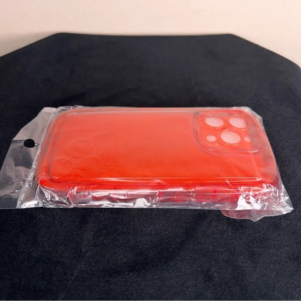NEW RED GEL IPHONE 13 PRO PHONE CASE